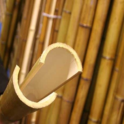 Бамбуковые стволы, половинки, планки